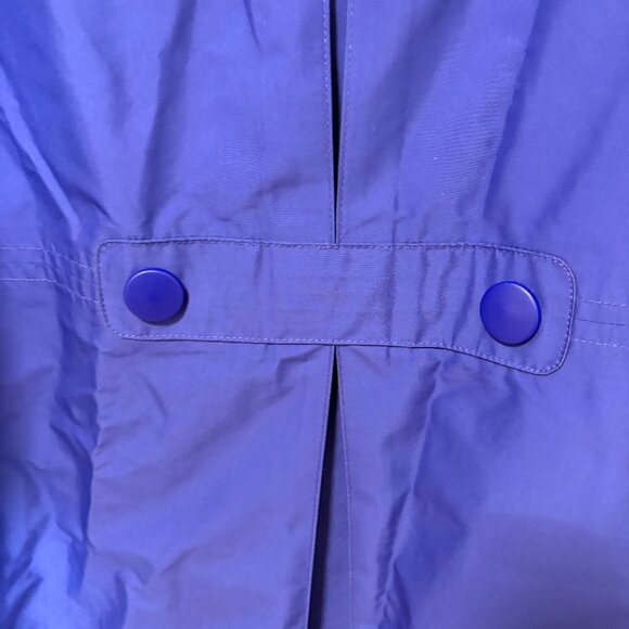 Women's L.L. Bean Rain Windbreaker Jacket Plus Size 1X Royal Blue LL Bean - Picture 9 of 15